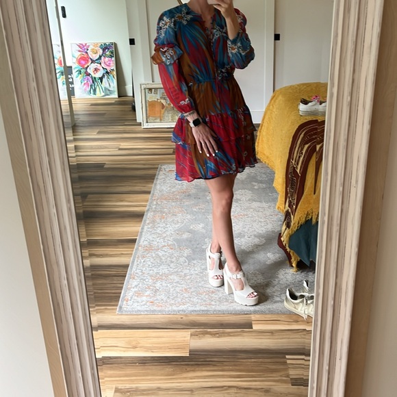 Walter Baker Flounce Dress Size Extra Large NWT - Picture 2 of 9